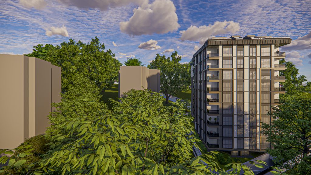 Validebağ Koru Blokları render